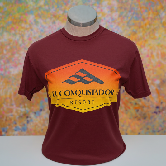 El Conquistador Signature Gradient Hex Graphic Tee