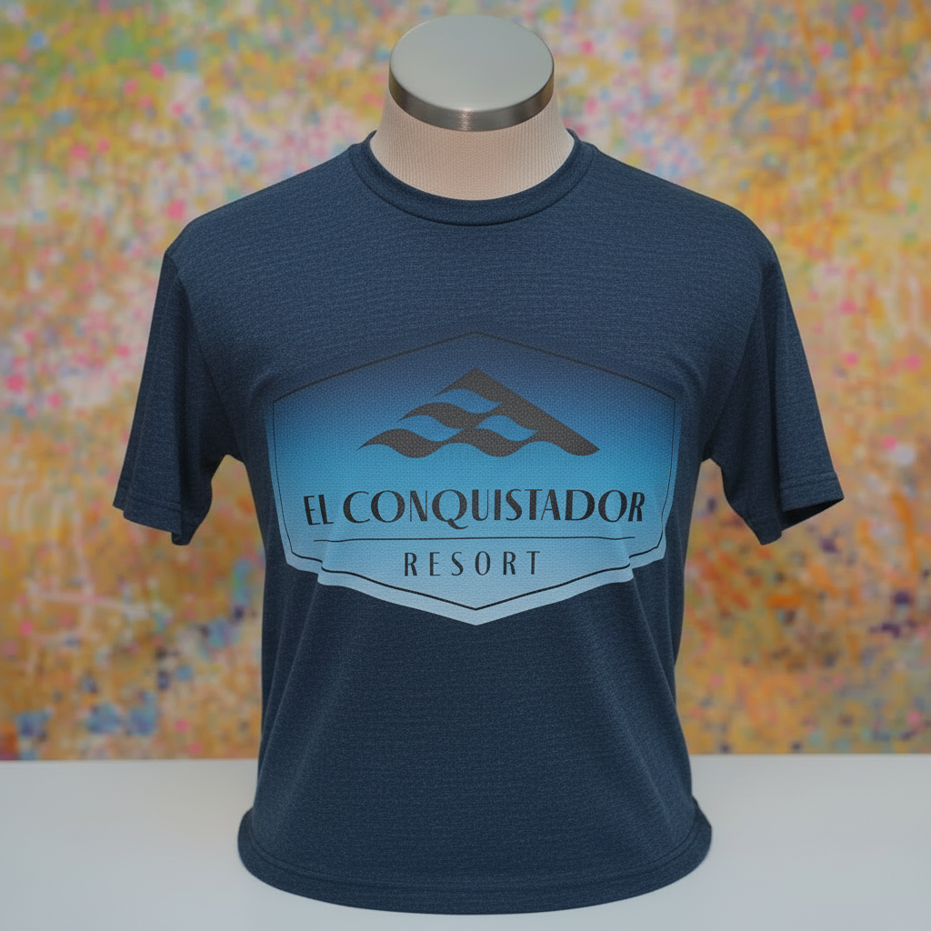 El Conquistador Signature Gradient Hex Graphic Tee