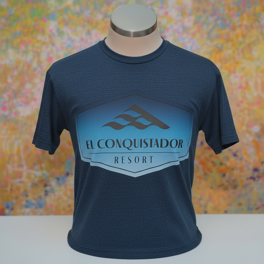 El Conquistador Signature Gradient Hex Graphic Tee
