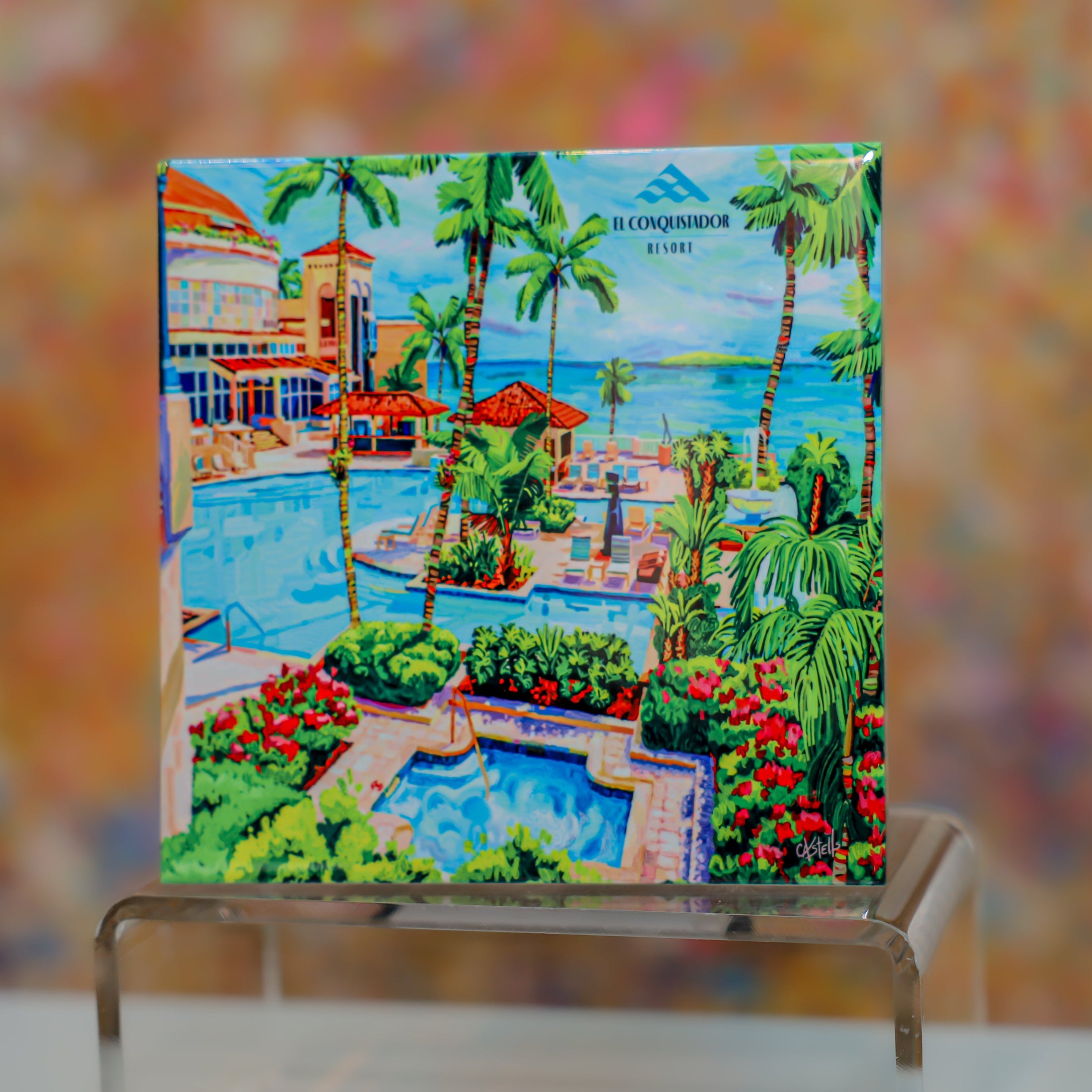 El Conquistador Tile Art | Sussana Lopez Castells